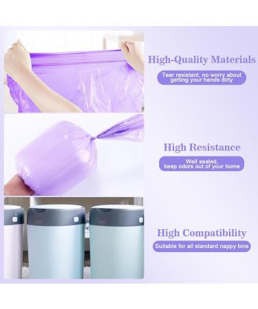 GIBOHOM Pack of 12 Nappy Bins Nappy Bins and Refills Large Capacity Antibacterial Anti-Odour Multi-Layer Refill Bin Compa - Buy Online on GoSupps.com