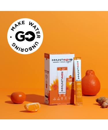 LIFEAID IMMUNITYAID GO! Zero Sugar Immunity + Hydration Packet  Vitamin C  Echinacea  Zinc  Astragalus Root  Keto-friendly  Vegan & Gluten-Free  5 calories  Naturally Sweetened  No Caffeine  14 Pack Immunity Aid Go! 14 C - Buy Online on GoSupps.com