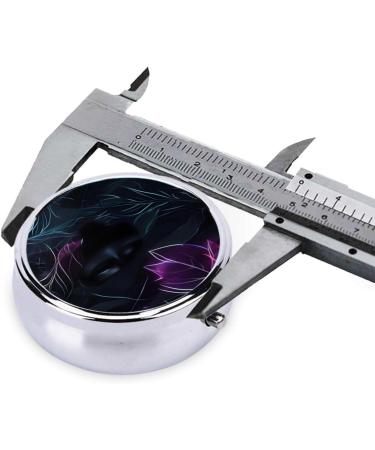 Buy Black Mystery Round Pill Box - 3 Compartment Portable Travel Organizer for Pills - Ideal for International Shipping - Buy Online on GoSupps.com