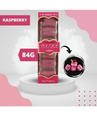 Cuorenero Macaron Pick N Mix - Create Custom Combo with 4+ Flavours | Cocoa Lemon Pistachio Raspberry | Gift Set for Macaron Lovers Pack 2 (84g) 84.00g (Pack of 2) - Buy Online on GoSupps.com