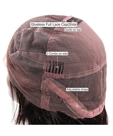 Long Deep Wave Mongolian Virgin Human Hair Full Lace Wigs | Free Part Lace Front Wigs with Bleached Knots & Baby Hair (20") - Shop Internationally - Buy Online on GoSupps.com