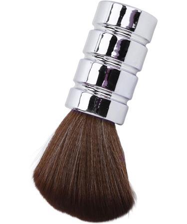 YAOGOHUA Barber Neck Duster Brush Soft Gentle Electroplating Process Professional Neck Cleaning Brush (silver) - Buy Online on GoSupps.com