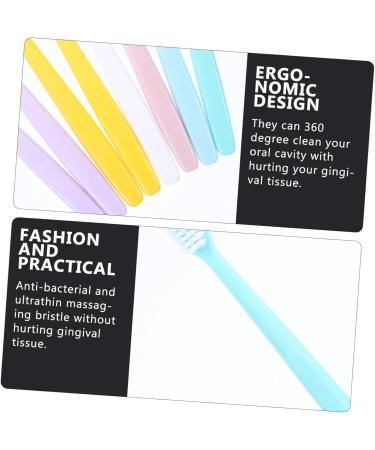 Minkissy 4-Piece Soft Toothbrush Set for Oral Hygiene | Nano Toothbrushes for Gum Health & Deep Cleaning | Perfect for Sensitive Teeth - Buy Online on GoSupps.com