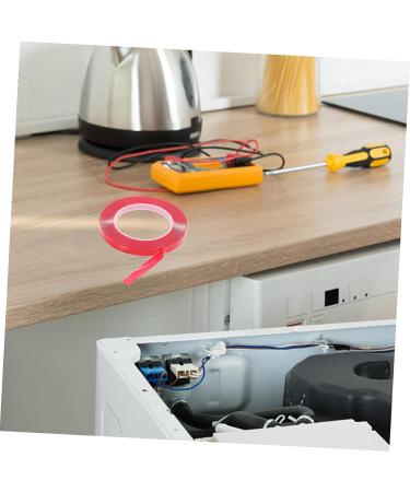 NUOBESTY 8 Rolls Transparent Double-sided Tape Picture Tapes Nails Tapes Manicure Tape Rug Tape Nail Display Holder Nail Displaying Tapes Red Nail Supplies No Substrate Acrylic Double Sided - Buy Online on GoSupps.com