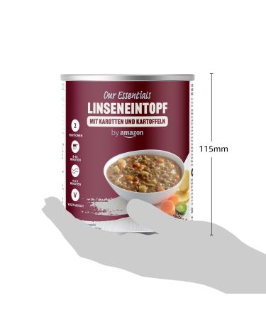 Buy Amazon Lentil Stew with Carrots & Potatoes - 800g Vegetarian Meal | International Shipping - Buy Online on GoSupps.com