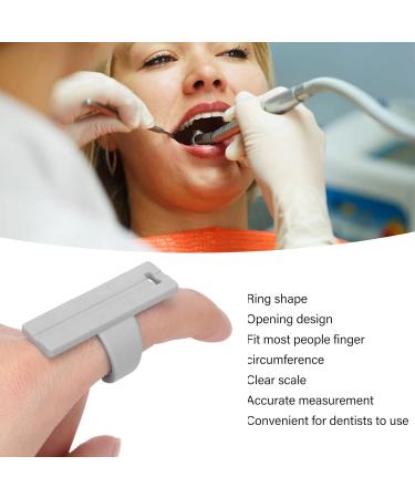 High Accuracy Dentistry Finger Lineal Ring & Shear Measure Tool - Portable Gray Plastic for Dentists - Buy Online on GoSupps.com