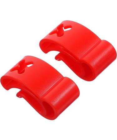 CLISPEED 2pcs Buckle Exercise Accessories Disc Clip - Outdoor Plastic Black Red - 4.5x2x2cm (4pcs) - Buy Online on GoSupps.com
