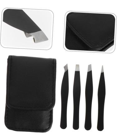 POPETPOP 1 Set Eyebrow for Women Salon Eyebrow Clip Practical Eyebrow Clip Eyebrow Plucker Tool Hair Plucker Clip Nose Hair Stainless Steel Cosmetic Miss Eyebrow Scissors 8.5x5.3cm Black - Buy Online on GoSupps.com