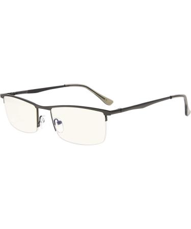 Eyekepper 4 Pack Half Rim Metal Reading Glasses for Men +2.50 | Spring Hinge & Computer Glasses - Stylish & Comfortable - Buy Online on GoSupps.com