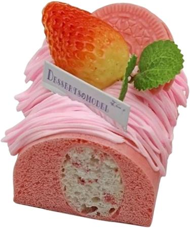 Vaguelly 4pcs Simulation Cake Model Household Products Pu Pink Food Play 6.5X6.5CMx4pcs 1 - Buy Online on GoSupps.com