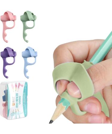 Left-Handed Pencil Grips for Children | 4-Piece Writing Aid for Preschool & Students - Buy Online on GoSupps.com