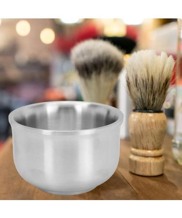 Tmishion Men's Stainless Steel Shaving Bowl - Professional Portable Soap Cup for Home & Salon | Perfect for Razor Foam & Grooming - Buy Online on GoSupps.com