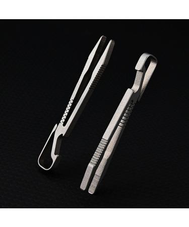 Miniature Picking Tool Stable Precision Tweezers Fine Tip Tweezers Lightweight Hobbyist Tweezers Pick Up Tweezers with Light Key Chain Survival Tool for Camping Climbing Travel and Home Bottle opener - Buy Online on GoSupps.com