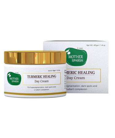 QURA QURA Mother Sparsh Turmeric Healing Day Cream | Reduces Dark Spots and Hyperpigmentation | Restores Natural Radiance with Turmeric and Gotu Kola Extract 40 g