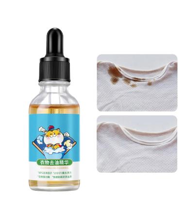 Fovolat Laundry Stain Remover | Professional Oil & Grease Cleaner | 30ml Odor Detergent Booster Food Carpet Upholstery Cleaner For Clothes Laundry Carpets Mattress & Upholstery