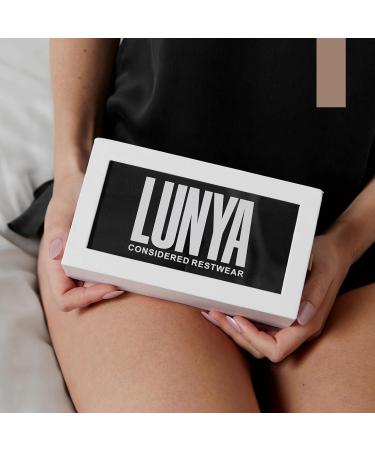 Shop Lunya Washable Silk Sleep Mask | Comfortable Fit & Thermoregulating for Restful Nights - Immersed Black - Buy Online on GoSupps.com