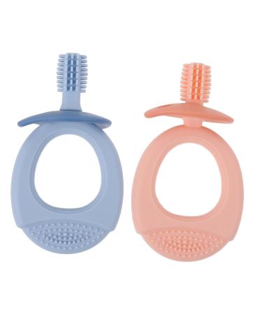 TOVINANNA 6 STK toothbrush made of silicone manual training toothbrush children train toothbrush children's toys manual toothbrush toddler clean silicone in food quality