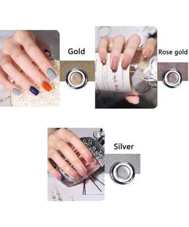 8ml Metallic Glitter Flower Drawing UV Nail Gel Nail Polish Gel Painting Gel Nail Phototherapy Soak Off Gel - (Color: Gold) - Buy Online on GoSupps.com
