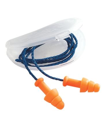 Howard Leight by Honeywell SmartFit Heat-Activated Corded Reusable Earplugs  100-Pairs (SMF-30) Orange 100 Pairs