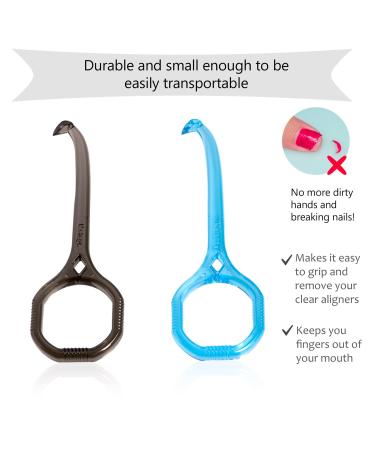Wenge Aligner Removal Tool with Mirror & Pink Retainer Case - 2 Aligner Trays & Chewies for Oral Care - Buy Online on GoSupps.com