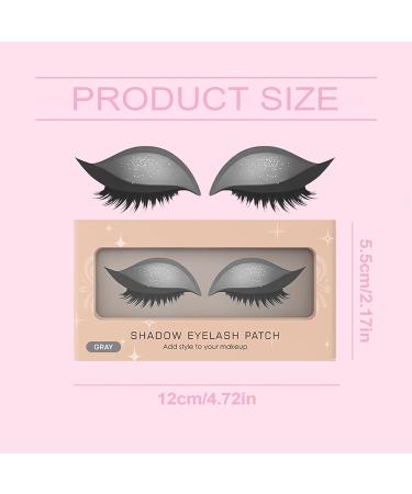 Pansements d' cils r utilisables autocollants pour fards paupi res imperm ables pour festivals voyages mariages cosplay f tes sc ne Halloween s ance photo gris - Buy Online on GoSupps.com