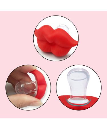 Shop Hixnug Funny Baby Pacifier - Soft Silicone Cute Kisses Lips Design in 4 Colors | Perfect Gift for Babies & Toddlers - Buy Online on GoSupps.com