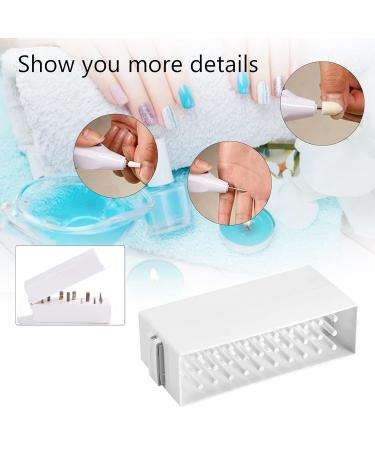 Buy Nail Drill Stand - 30 Hole Display Storage Box for Nail Tools - Dust Stand for Efficient Nail Care - Buy Online on GoSupps.com