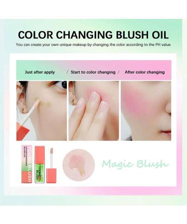 Color Changing Blush Oil Long Lasting Clear Liquid Blush 6.5ml for Face for Makeup - Buy Online on GoSupps.com