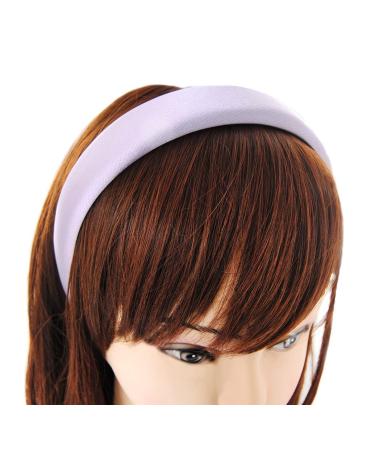Shop AXY Light Purple Metallic Look Headband - Fabric Padded Hair Accessory for Women - Buy Online on GoSupps.com