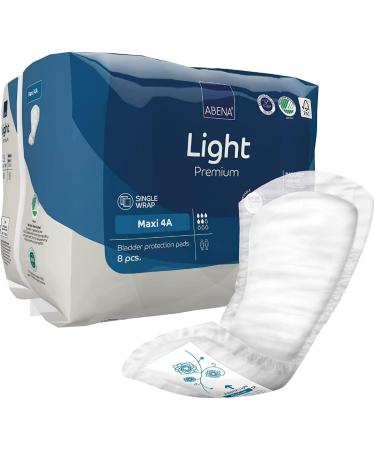 Abena Eco-Friendly Women's Incontinence Pads Adults - Light Maxi 4A 1000ml 8PK - Buy Online on GoSupps.com