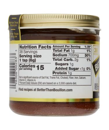 Organic Roasted Beef Better Than Bouillon Base - USDA Certified, 8 OZ - 38 Servings - Buy Online on GoSupps.com