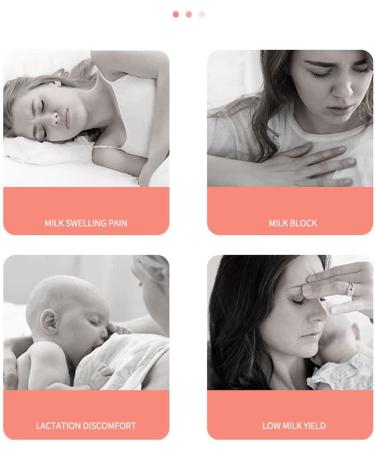 Garosa Breastfeeding Heat Pads - Soothing Electric Nursing Pads with 3 Heat Settings (50 55 60 ) for Mothers - Buy Online on GoSupps.com