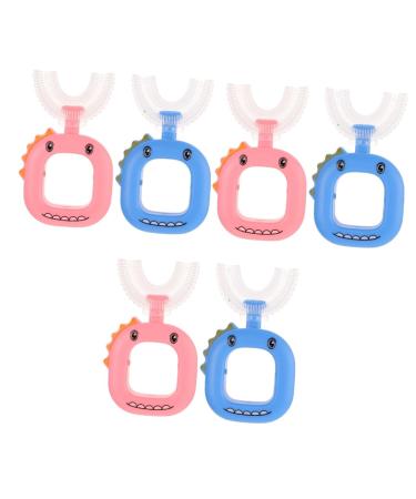 Clispeed 6 STK U-shaped toothbrush for children cleaning tools Household Children's toothbrush Children's tools full mouth toothbrush for children home tools pp clean baby