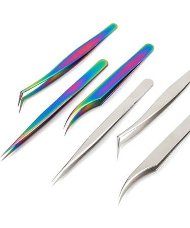 Verdant Touch Curved Tip Tweezers Curved Tip Eyelashes Extension Tweezer Alloy False Eyelashes Applicator Tool - Buy Online on GoSupps.com
