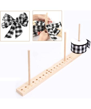 Ackitry X-Large Bow Maker - 16 Inch Wooden Tool for DIY Crafts, Halloween, Christmas Party Decorations - Hair Bows, Corsages, Holiday Wreaths - Buy Online on GoSupps.com
