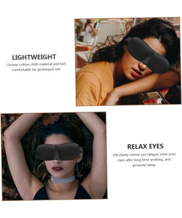 FRCOLOR 5pcs 3D Stereo Goggles - Kid's Adjustable Silk Sleep Masks | Comfortable Eye Blinder for Travel & Bedtime - Buy Online on GoSupps.com