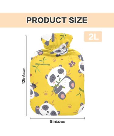 Shop Cute Panda Hot Water Bottle with Cover - 2L Pain Relief & Warm Hands - International Shipping Available - Buy Online on GoSupps.com