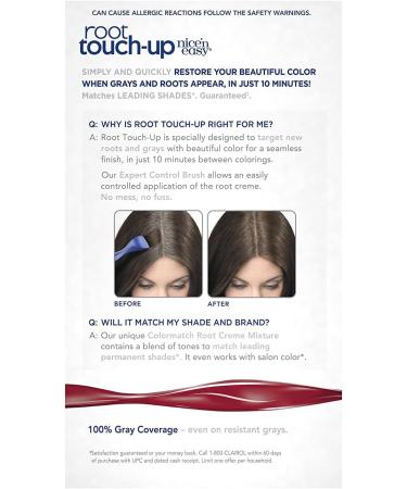 Clairol Nice 'n Easy Root Touch-Up #4 Dark Brown - Buy Online on GoSupps.com