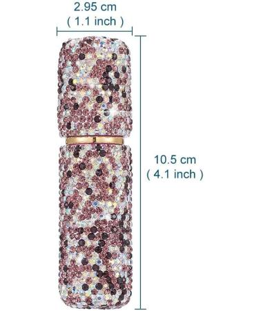 XhuangTech Portable Mini Refillable Perfume Scent Atomizer-Shiny Diamonds Empty Spray Bottle for Traveling and Outgoing of 10ml (Purple) - Buy Online on GoSupps.com