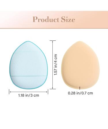 Sibba 25 Pack Puff Sponges - Beauty Blending Makeup Applicators for Liquid Foundation & Eye Makeup - Soft Pads in White Powder Black and Haut - Buy Online on GoSupps.com