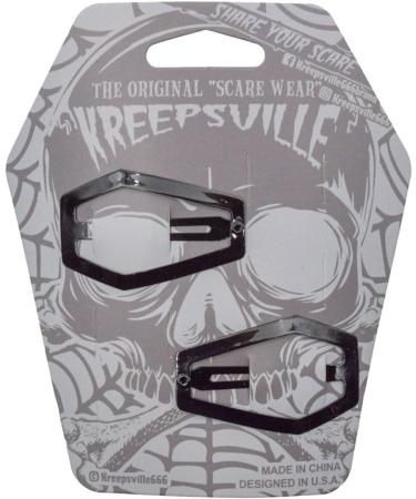Coffin Snap Hair Clip by Kreepsville 666 - Gothic Halloween Style - Buy Online on GoSupps.com