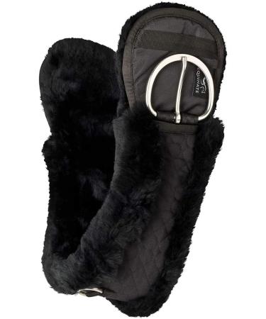 Equinate Western Moon Belt | Anatomically Designed Lambskin Saddle Strap | 65-90 cm - Brown & Black Options - Buy Online on GoSupps.com