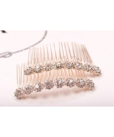 Letshopping Diamond Tiara Comb Hair Accessories - High-grade Alloy Hair Fork (2pc) - Buy Online on GoSupps.com
