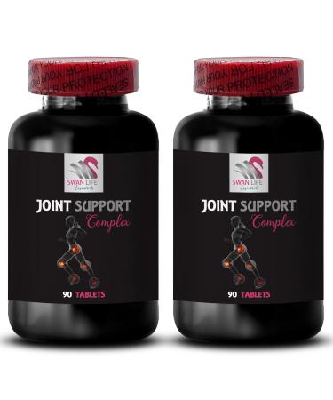 Chondroitin Supplement - JOINT SUPPORT COMPLEX - Boron Enrichment Blend Joint Mobility Booster Glucosamine Sulfate Blend Chondroitin Sulfate Powder MSM & Boron 2 Bottles 180 Tablets