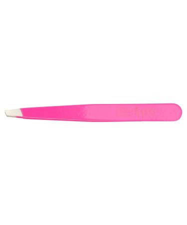 Nipple Solingen Tweezers with Sloping Tip - Pink Stainless Steel 9.5 cm | Precise Eyebrow Plucking | Rustproof Pinchette Spitz - 1 Piece - Buy Online on GoSupps.com