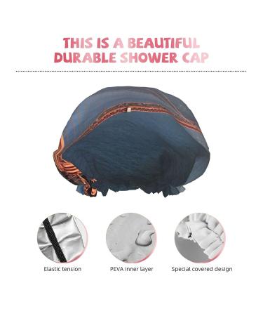 Golden Gate Bridge Printed Shower Cap - Waterproof Bath Cap for Women - Fits All Head Sizes and Hair Textures - Buy Online on GoSupps.com