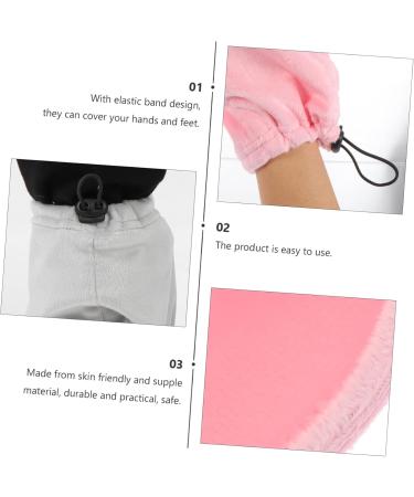 FRCOLOR Paraffin Wax Work Gloves Booties 2 Sets Gloves Spa Fabric Insulation Cover Wax Bath Hand Mitts - Buy Online on GoSupps.com