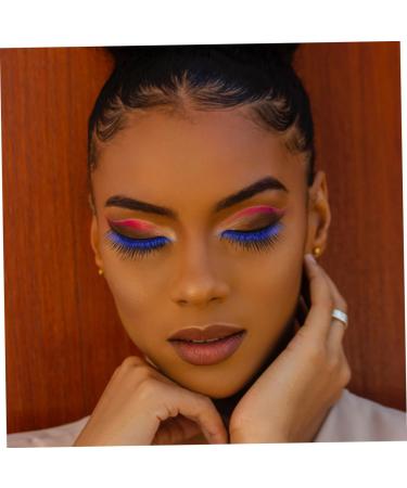 CRILSTYLEO 3 Pairs 3d False Eyelashes Party Eyelashes Fake Eyelashes Cosplay Eyelashes Women Eyelashes Performance Eyelashes Colored Eyelashes Halloween Eyelash - Buy Online on GoSupps.com