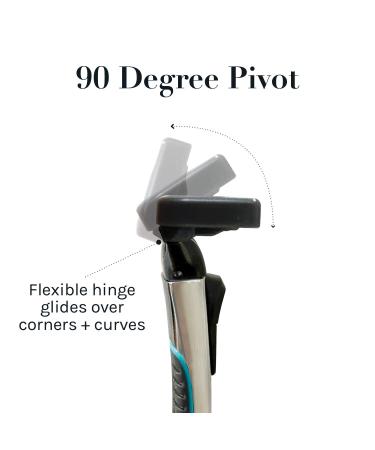 AOA Men's 6 Blade Razor Kit - 7pc Set with Handle Swedish Blades & Aloe Strip for a Comfortable Close Shave - International Shipping Available - Buy Online on GoSupps.com