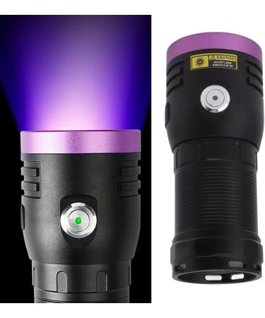 365nm Flashlight Aluminium Alloy USB Type C 60W UV 365nm Light Flashlight Torch for Cat Urine Detection Dry Stains Detection - Buy Online on GoSupps.com